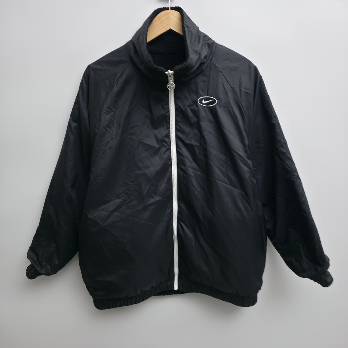 [S] 나이키 리버시블 스우시 플리스 자켓 블랙 상품이미지5