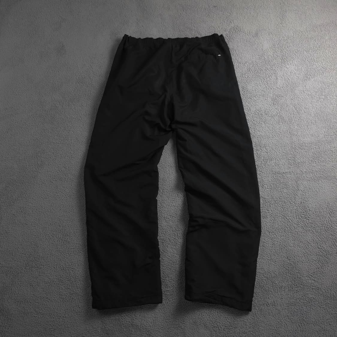 00s 나이키 올드스쿨 블랙 와이드 우븐 스트링 트랙팬츠 (XL) 상품이미지3