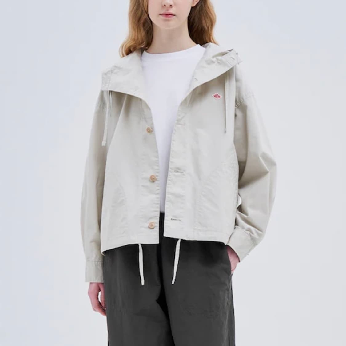 단톤 Women Short Hooded Jacket - Ivory 상품이미지2