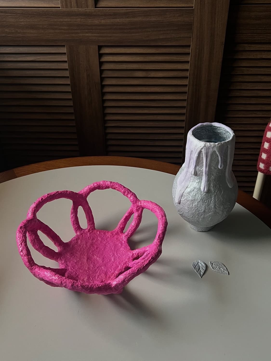 핫핑크 바구니 오브제 상품이미지1