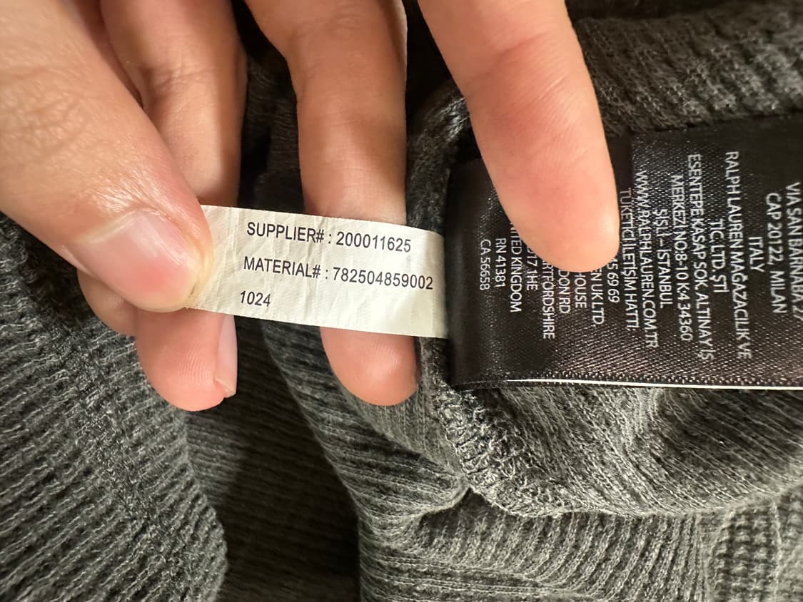 [S] RRL 더블알엘 와플 헨리넥 긴팔티셔츠 상품이미지4