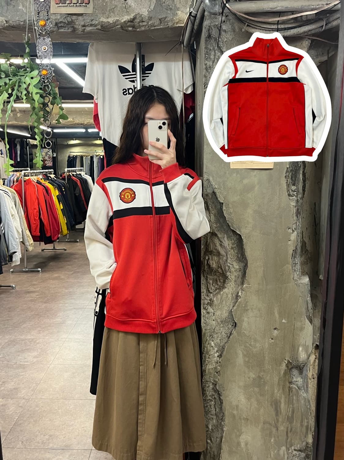 나이키 00s 맨유 트랙탑 져지 레드 M #csz1867 상품이미지1