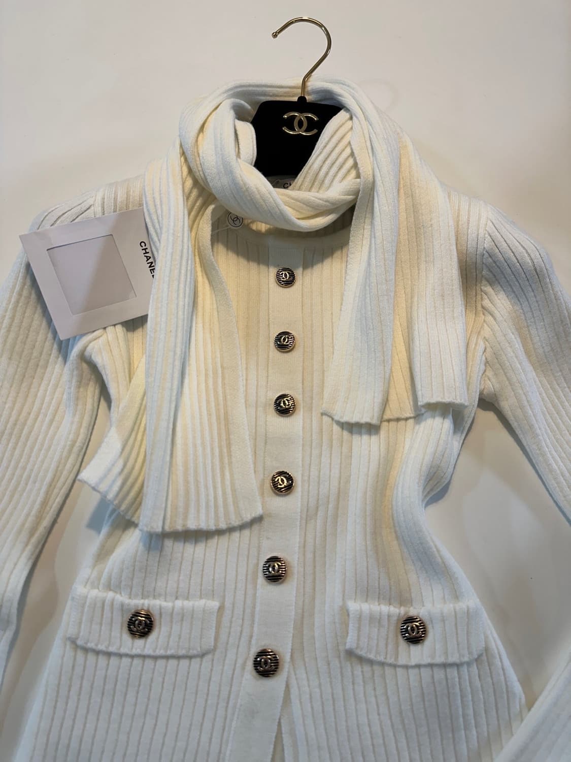 (새상품)샤넬티 머플러세트 상품이미지3