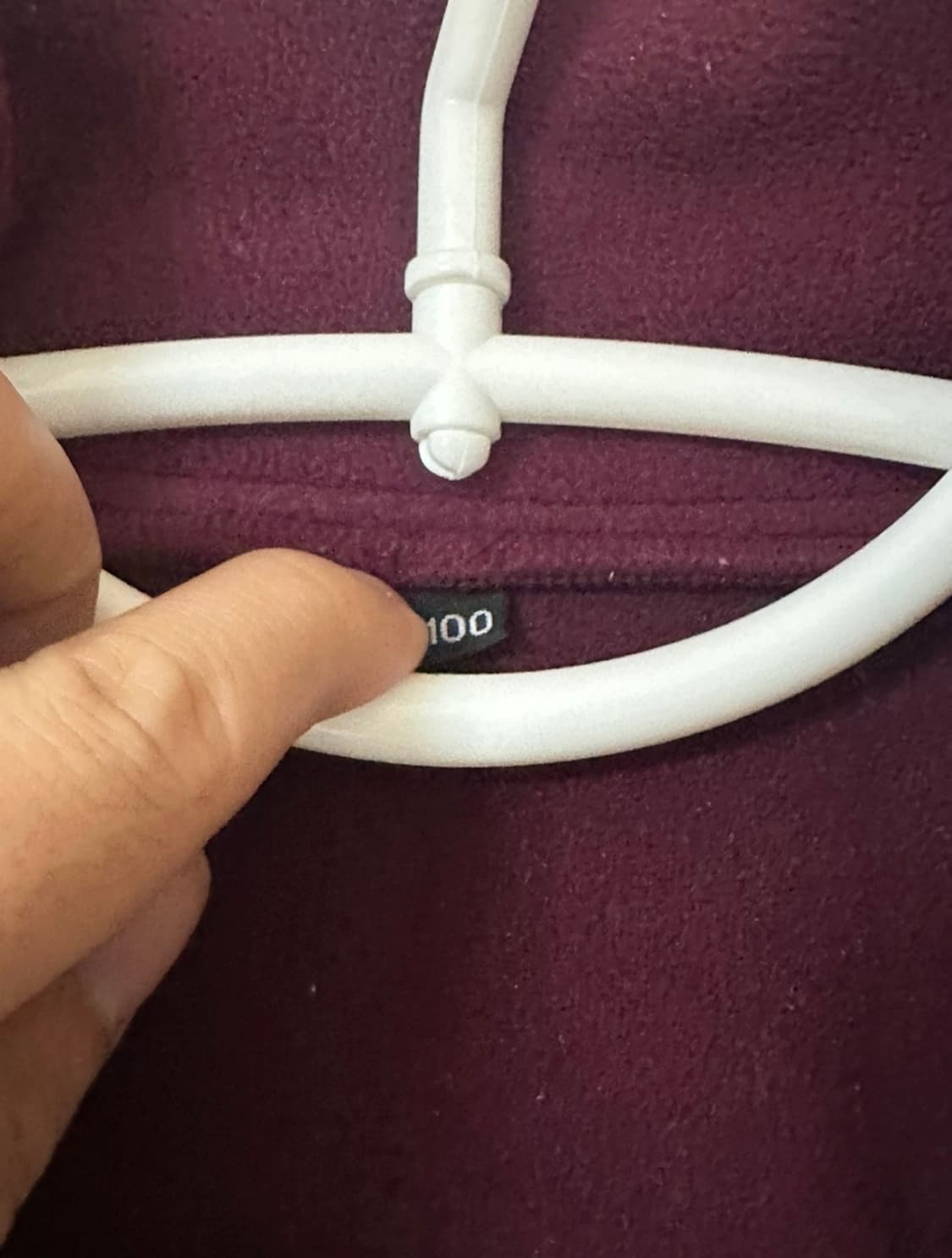 고려대학교 경영대학 자주색 후리스 자켓 100 상품이미지5