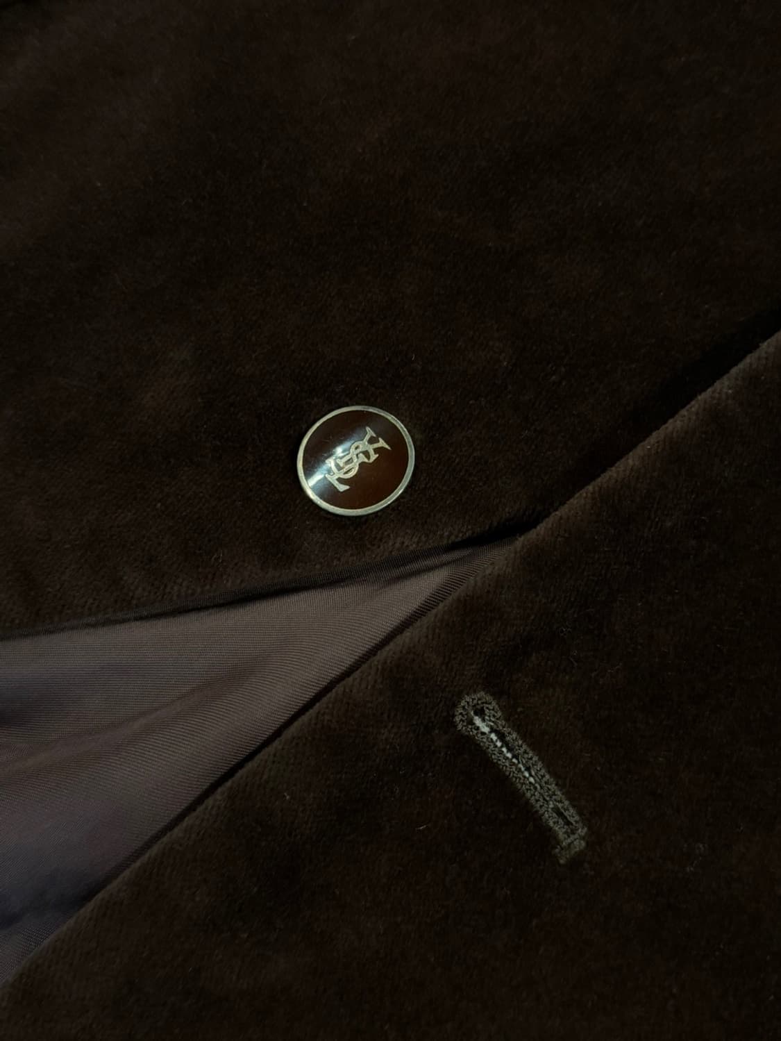 이브생로랑 벨루어자켓 남성100 상품이미지6