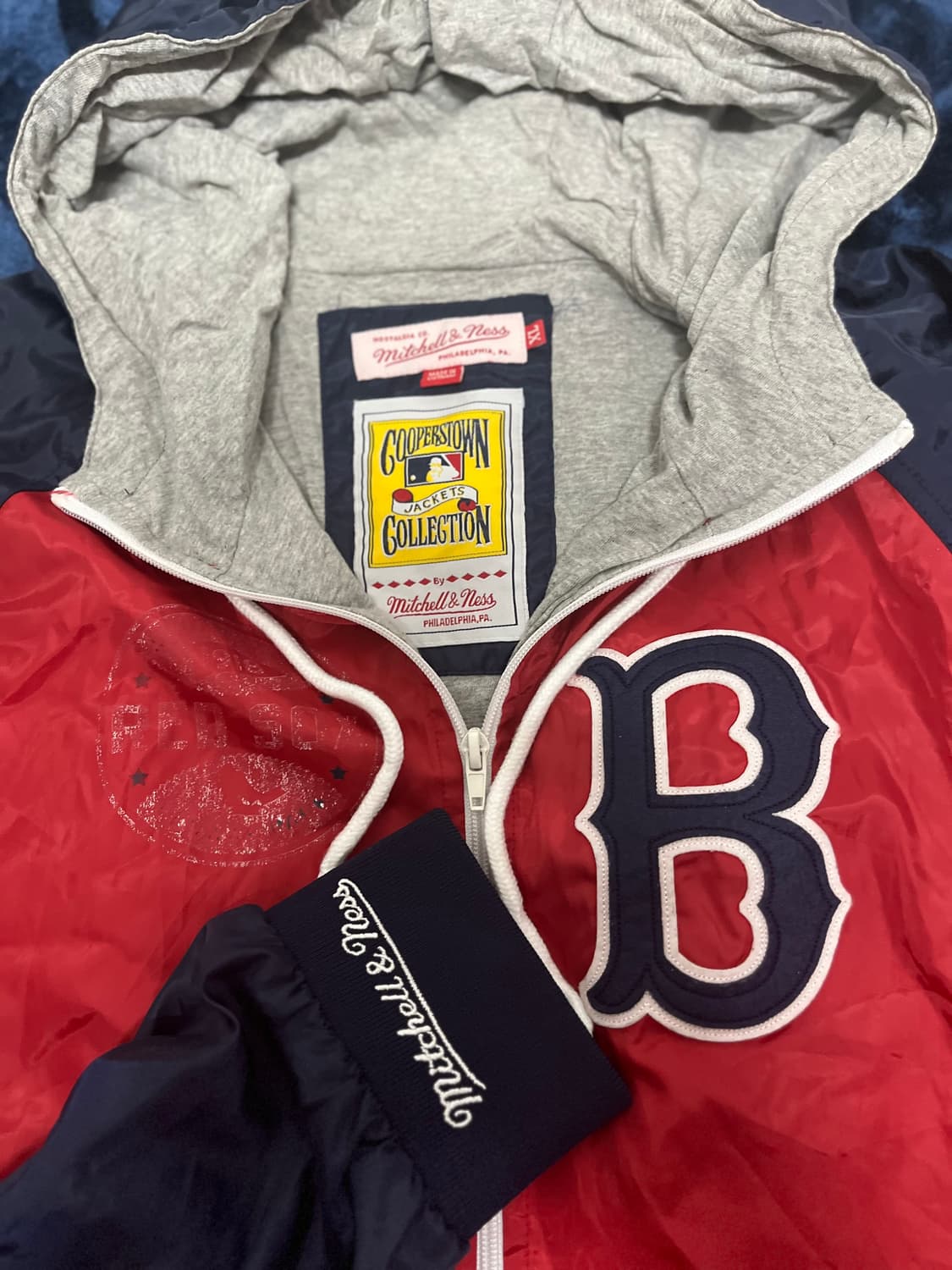 미첼앤네스 보스턴 레드삭스 바람막이 자켓 105 상품이미지2