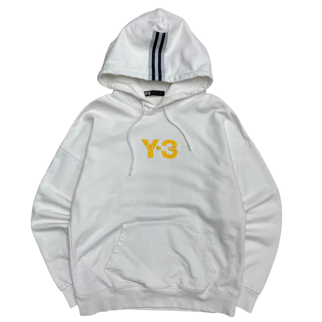 Y-3 요지야마모토 화이트 후드티 XXL 상품이미지2