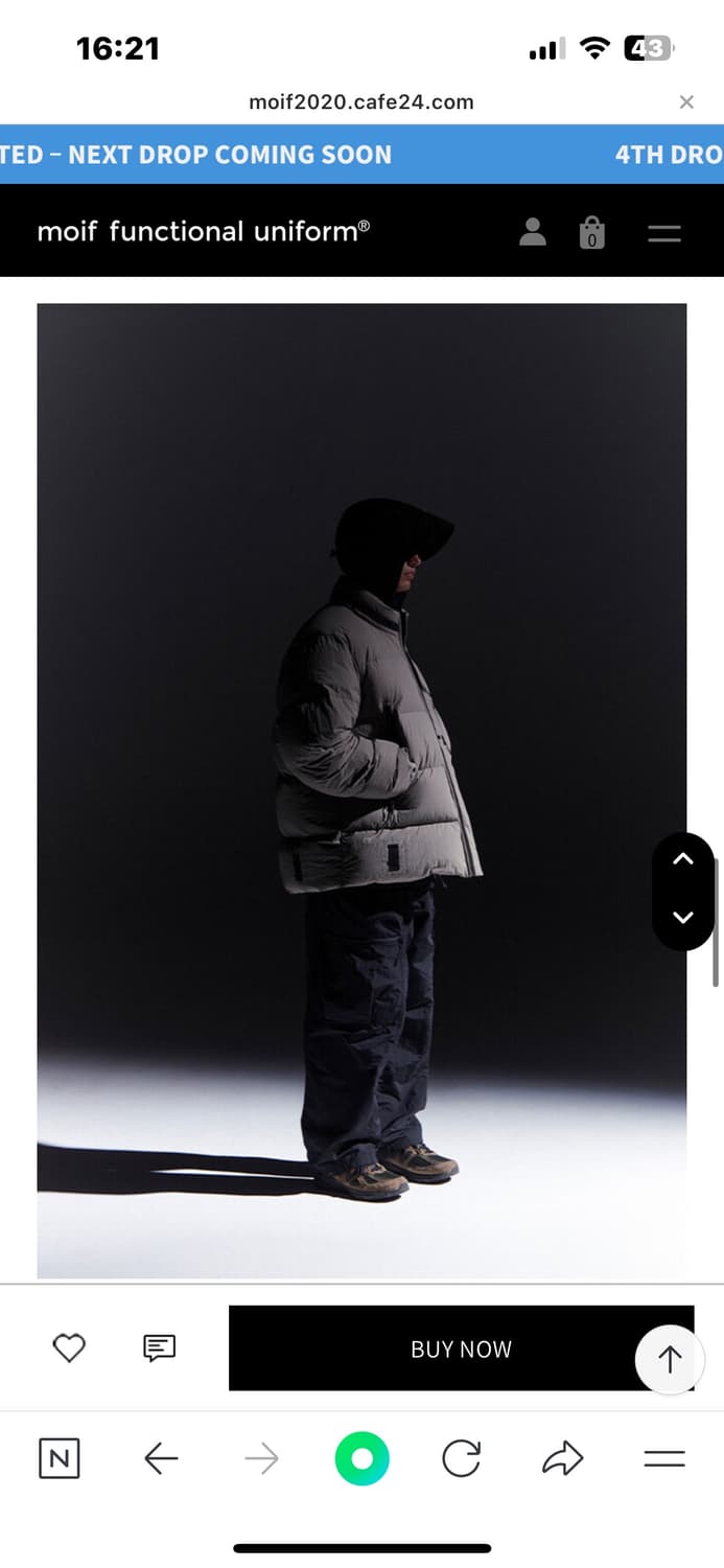 Moif 모이프 Smog down parka 3size 상품이미지3