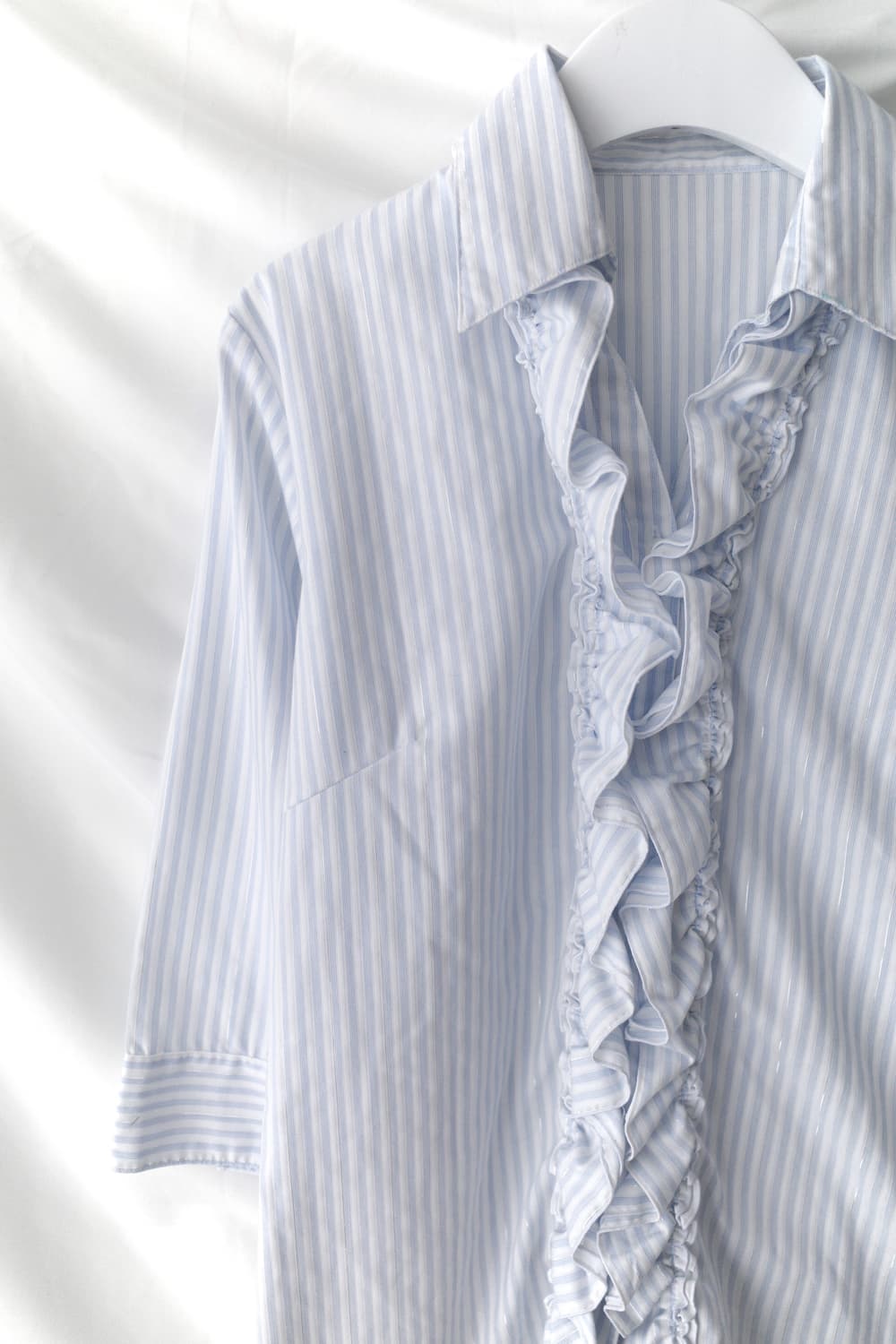 frill stripe shirt 상품이미지2