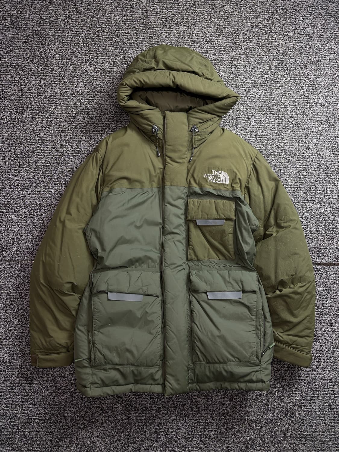 노스페이스 폴라 다운 유틸리티 마운틴 파카 카키 2295 상품이미지2