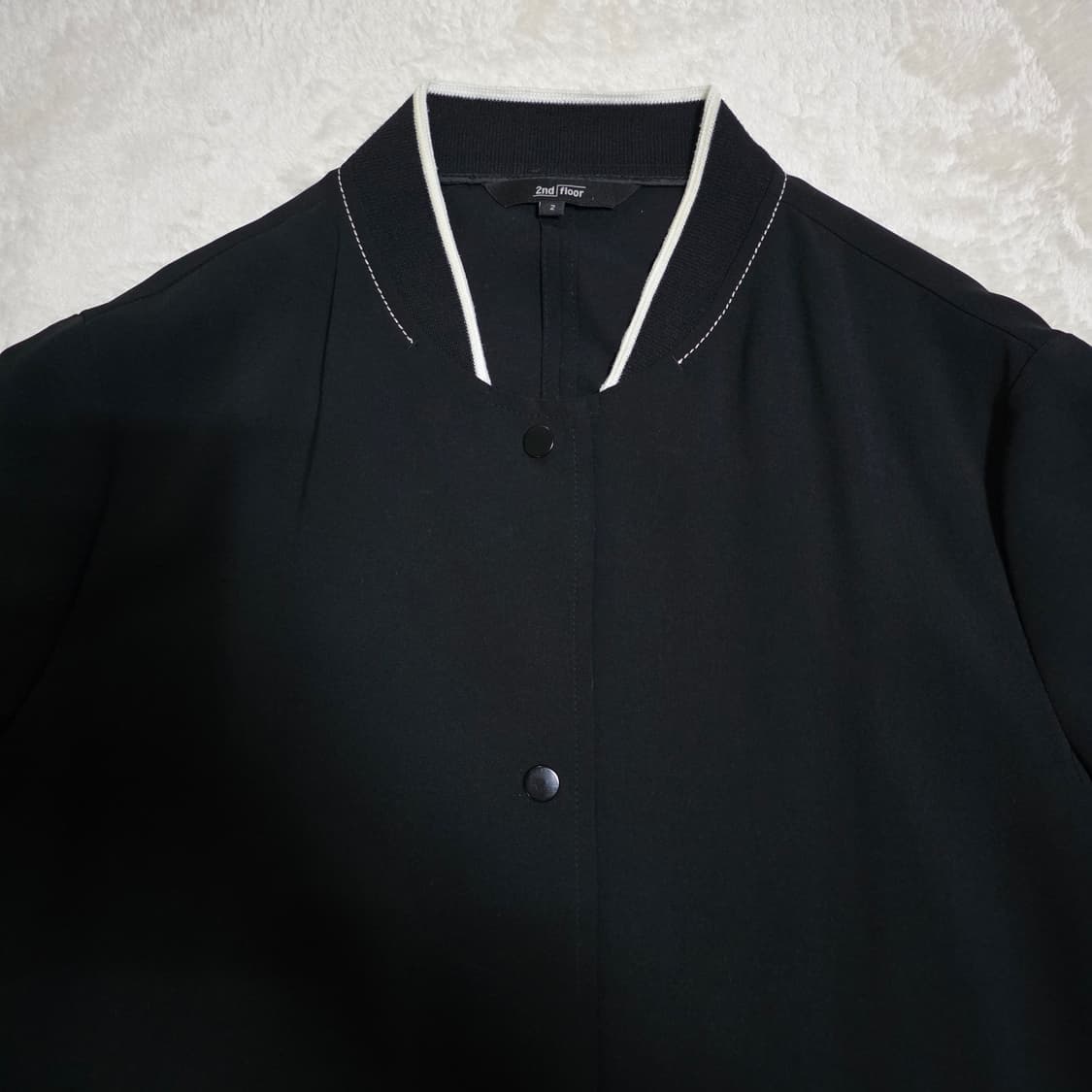 (55)여성 세컨플로어 홑겹 롱 점퍼 봄여름 상품이미지2