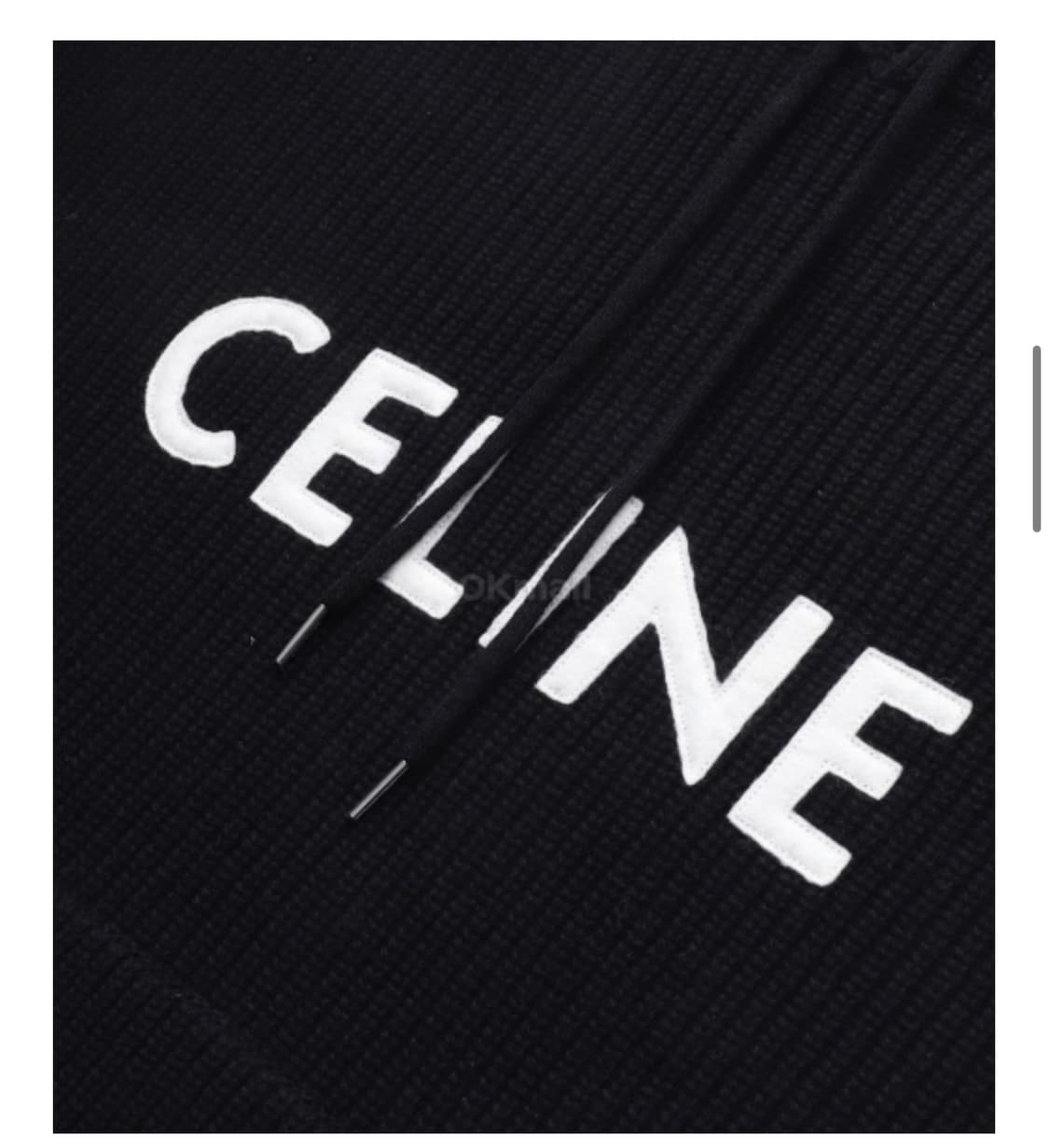 (정품) 셀린느 리브드 울 후드 스웨터 xs(100-105) 상품이미지2