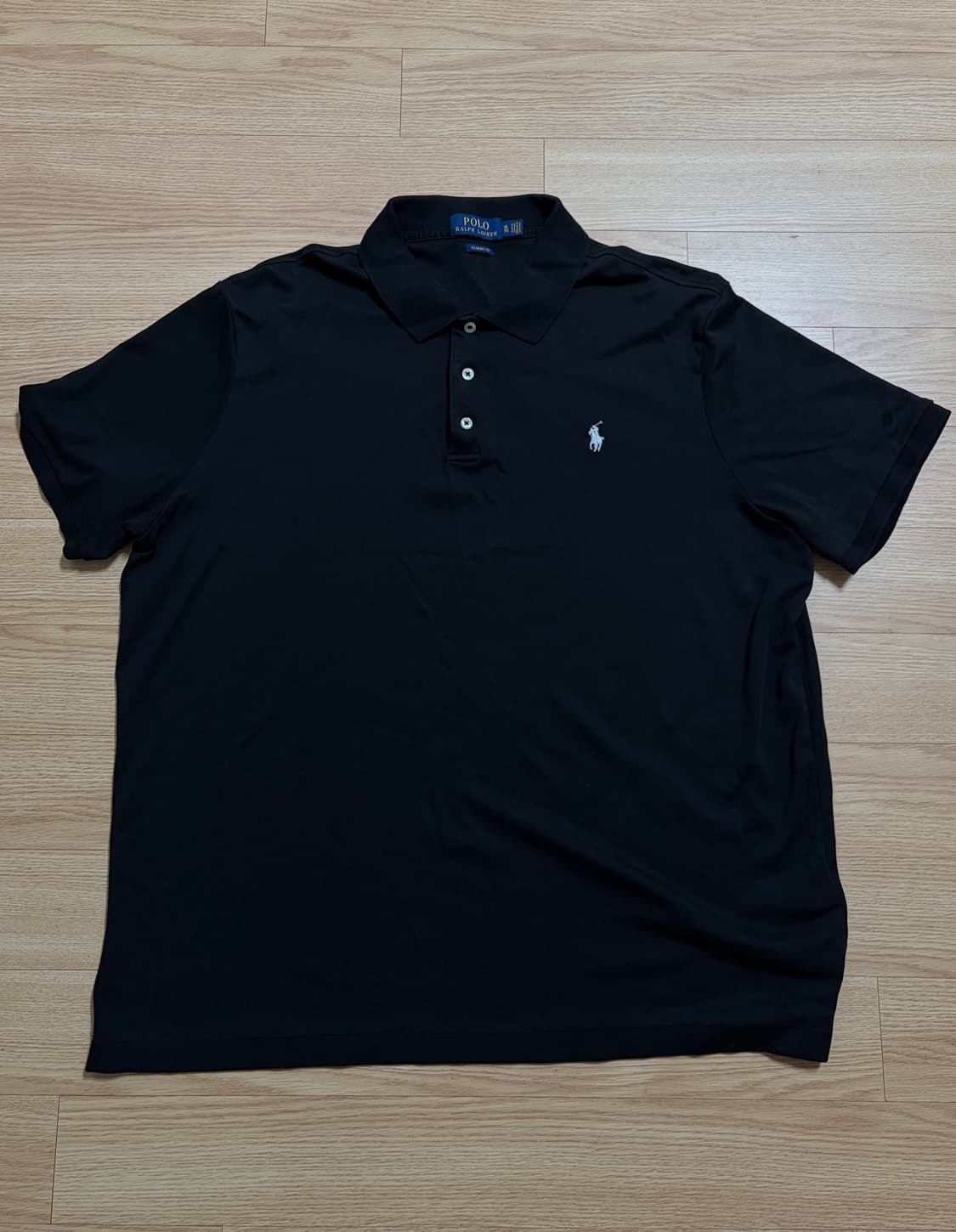 Polo 신형 폴로 랄프로렌 블랙 카라티 XL 상품이미지1