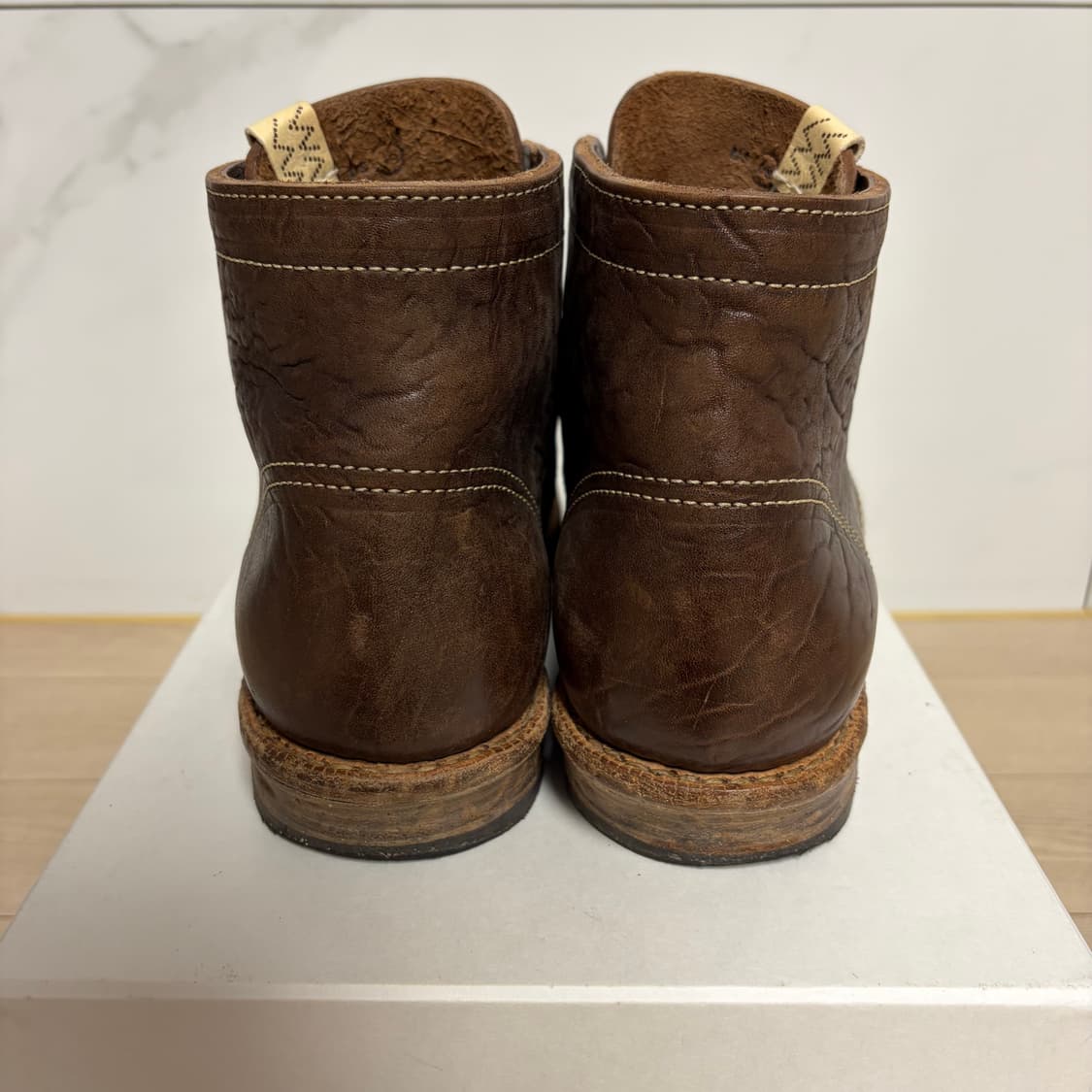 비즈빔 Visvim 23ss 브리가디어 폴크 부츠 다크 브라운 M9 상품이미지4