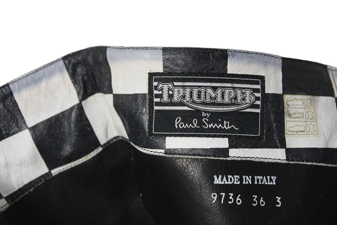 Paul Smith × Triumph 폴스미스 트라이엄프 모터사이클 부츠 상품이미지9
