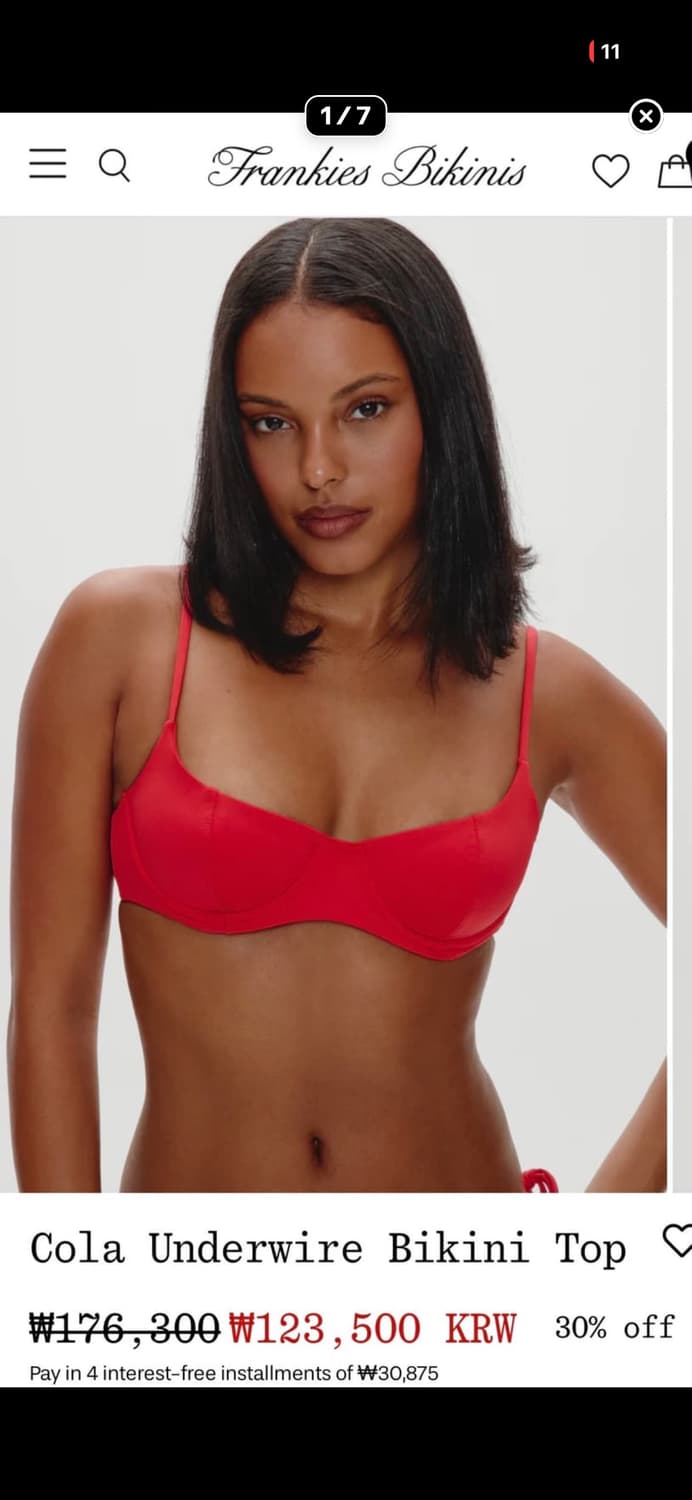 프랭키비키니 세트 S 상품이미지1