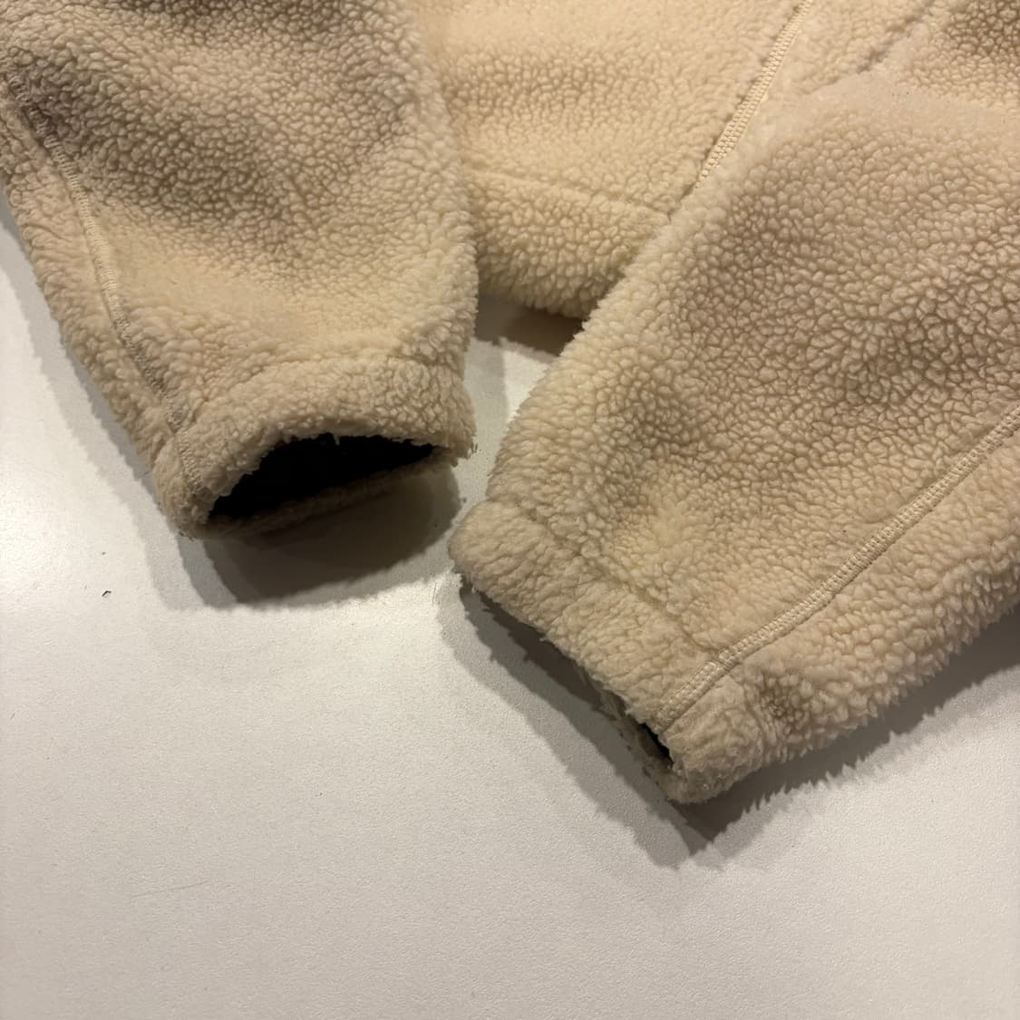 [L] 노스페이스 화이트라벨 리모 후리스 후드집업 베이지 D835 상품이미지8