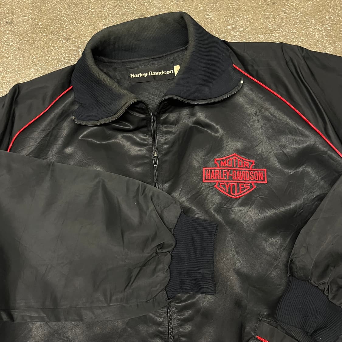 80s 할리데이비슨 나일론 바시티 (105)  상품이미지2