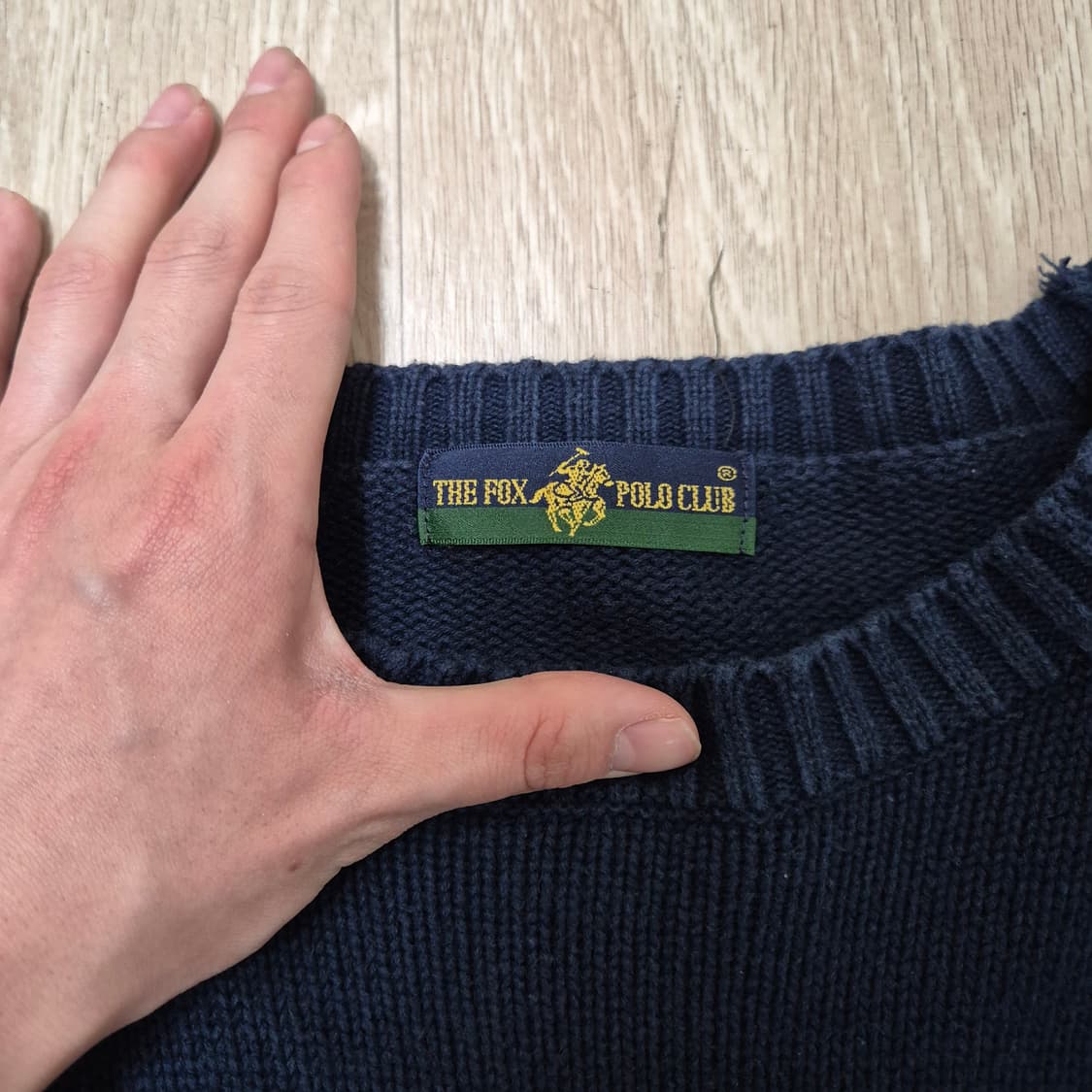 더폭스 폴로클럽 스몰로고 라운드 니트 2XL(110) 상품이미지5