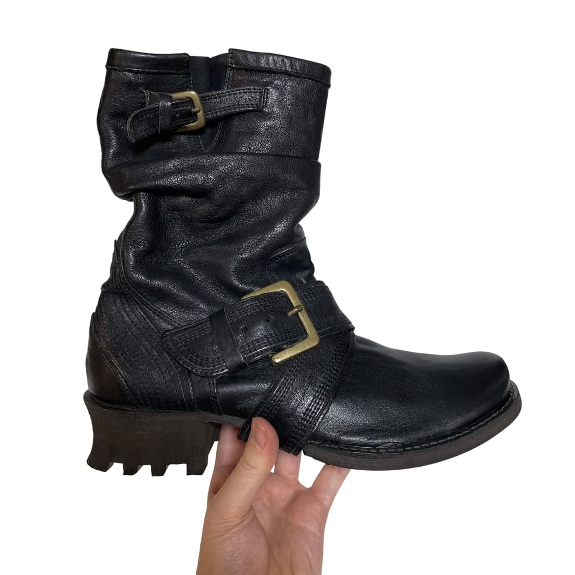 훕데두 드레이프 엔지니어부츠 상품이미지7