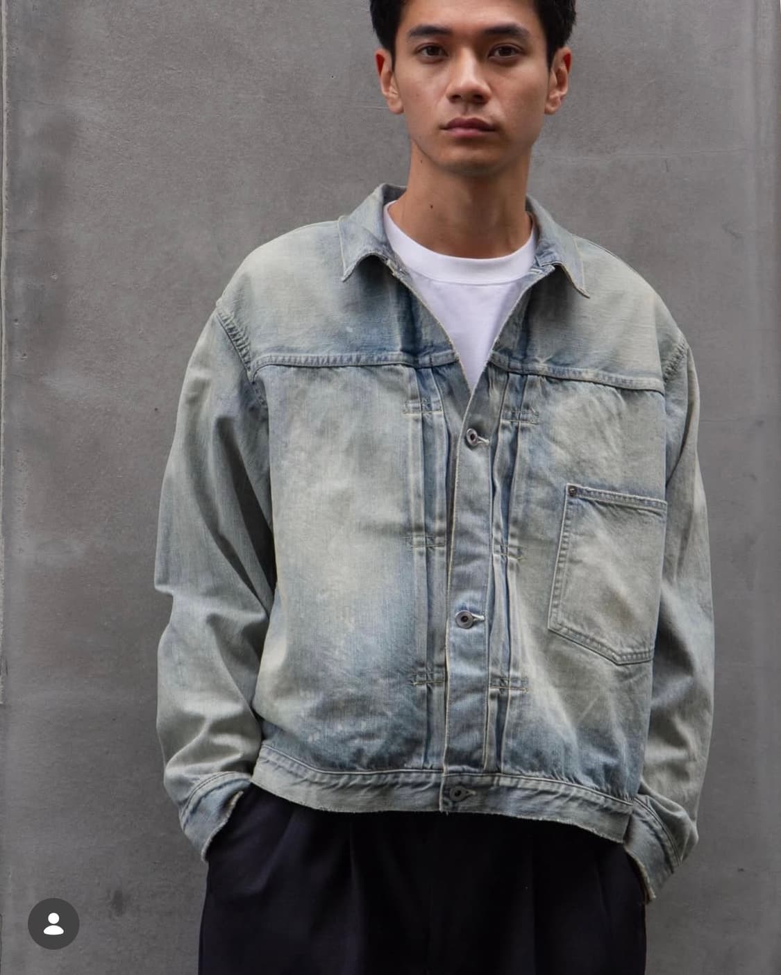 아프레쎄 A.presse 26ss 블리치 1st 데님자켓 50size 상품이미지2
