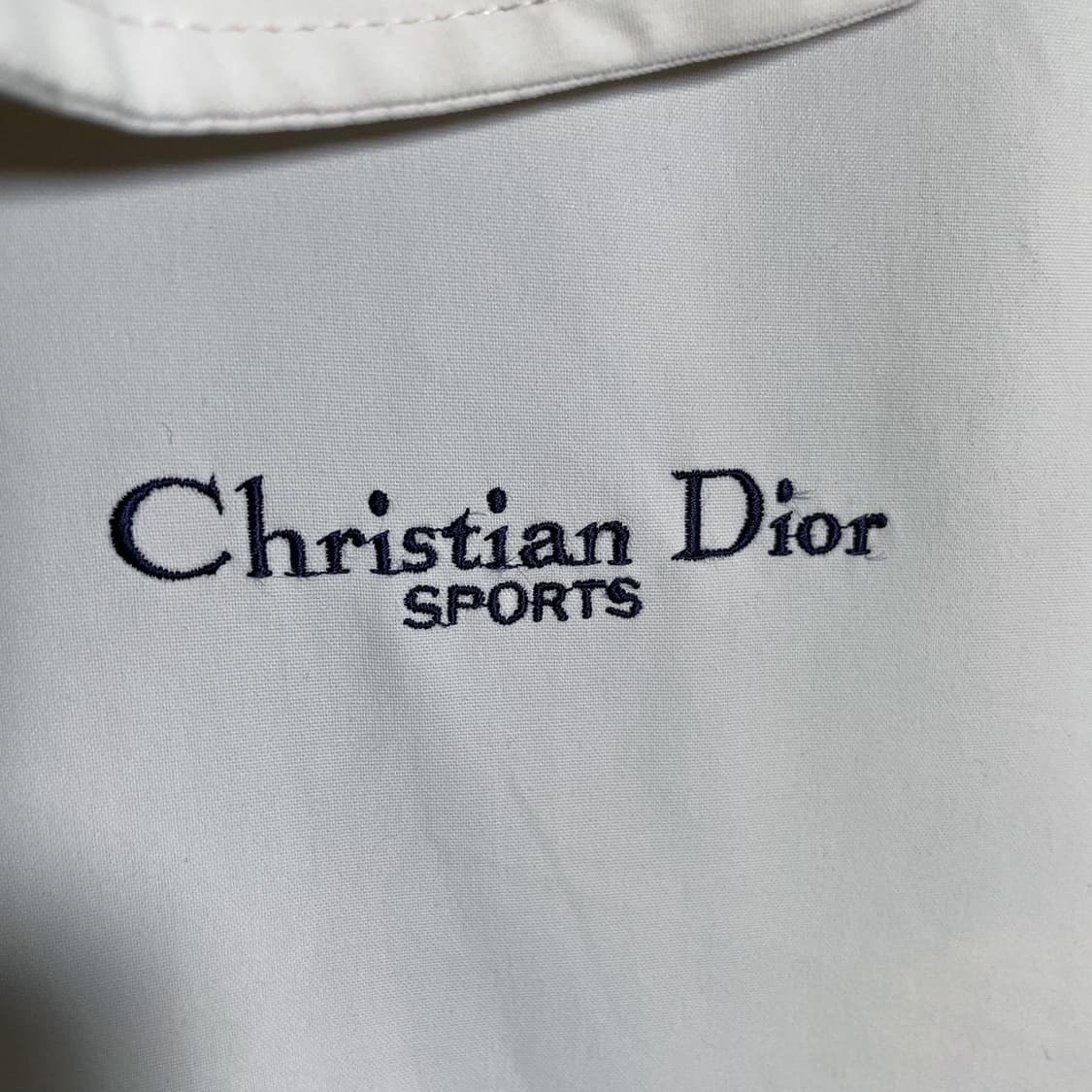 크리스챤디올 사이드 스펠아웃 체스트로고 폴리쉘 블루종 상품이미지4