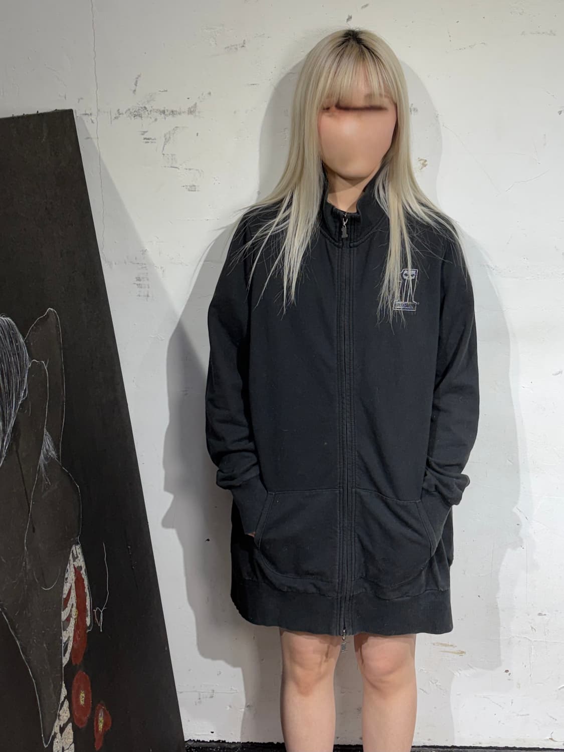 할리데이비슨 롱 후드 집업 XL 상품이미지2