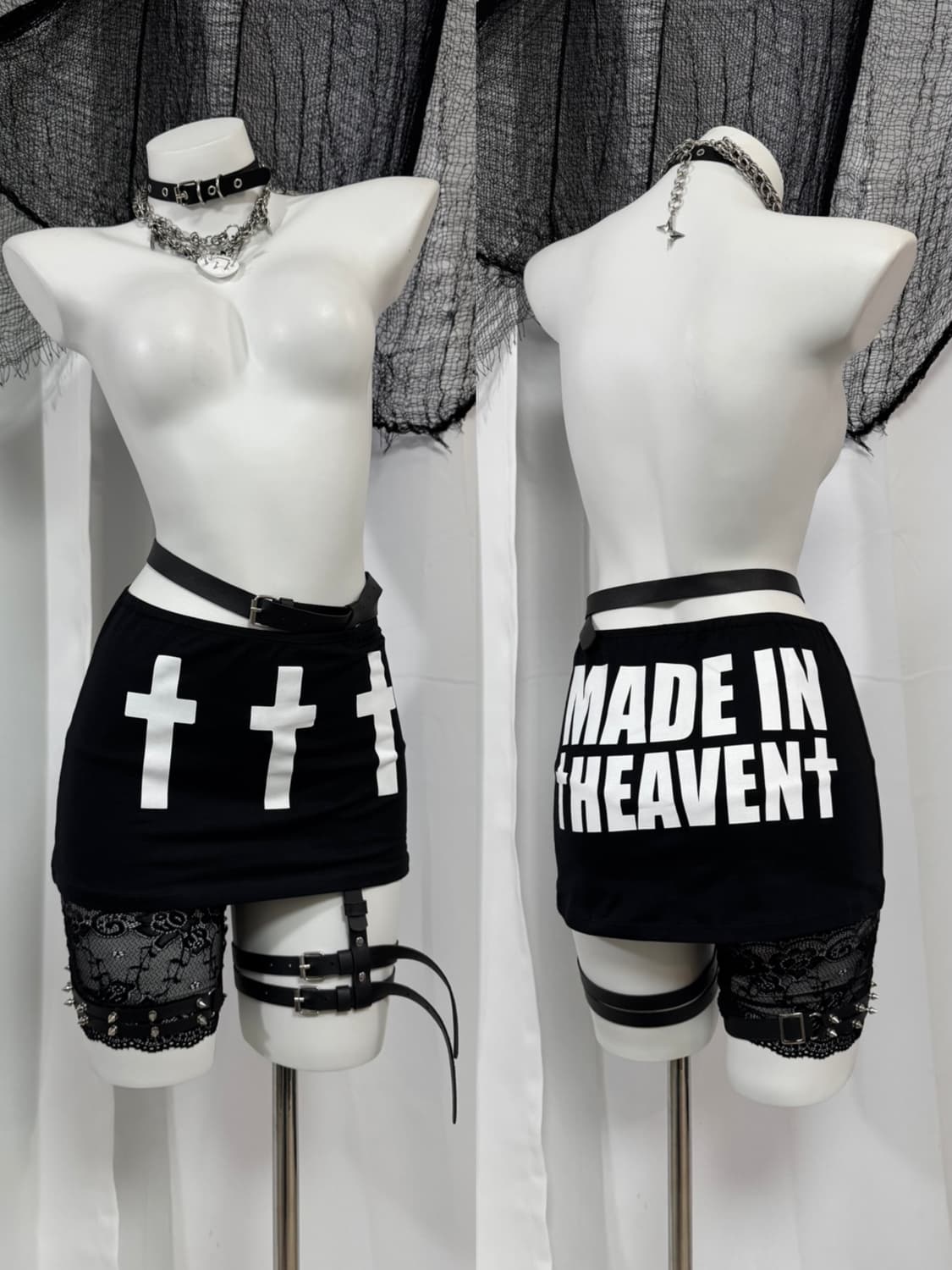 minga london printing skirt 상품이미지4