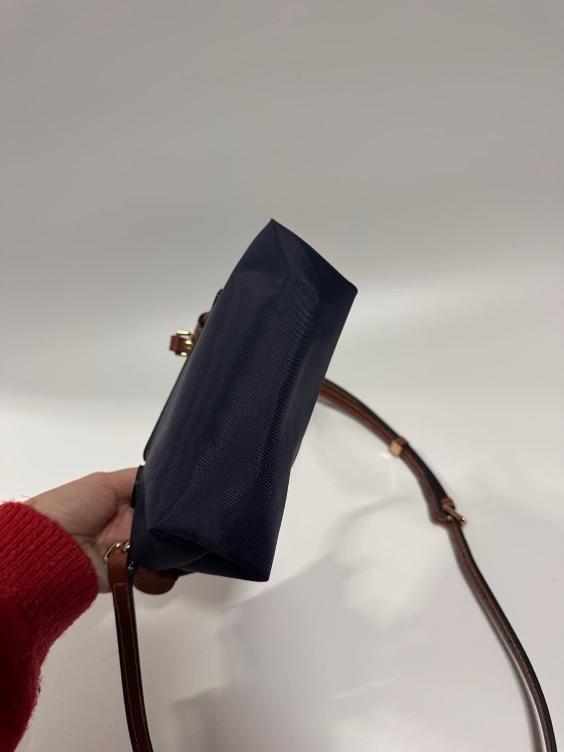 롱샴 르 플리아쥬 XS 네이비 크로스백 상품이미지5