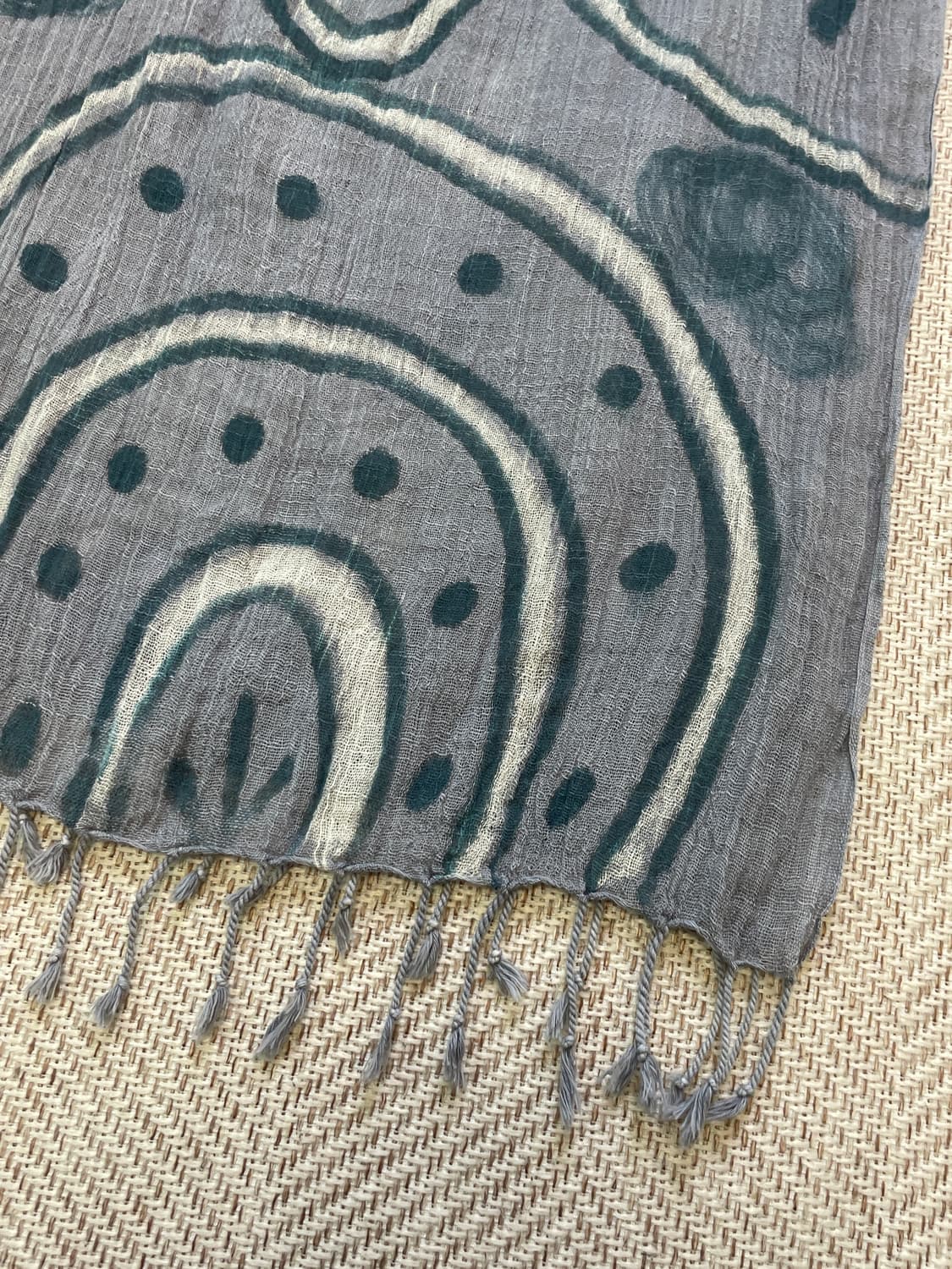 빈티지 도트 에스닉 머플러  상품이미지4