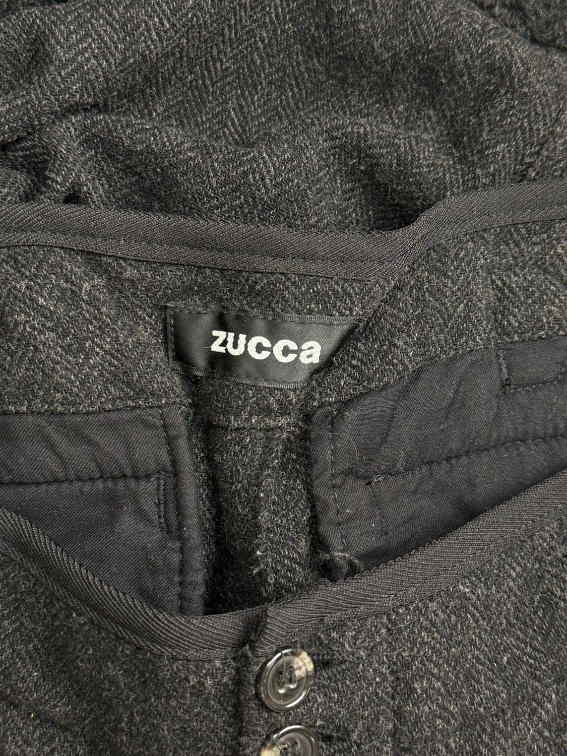 Zucca 셰브론 울 하프 팬츠 상품이미지8