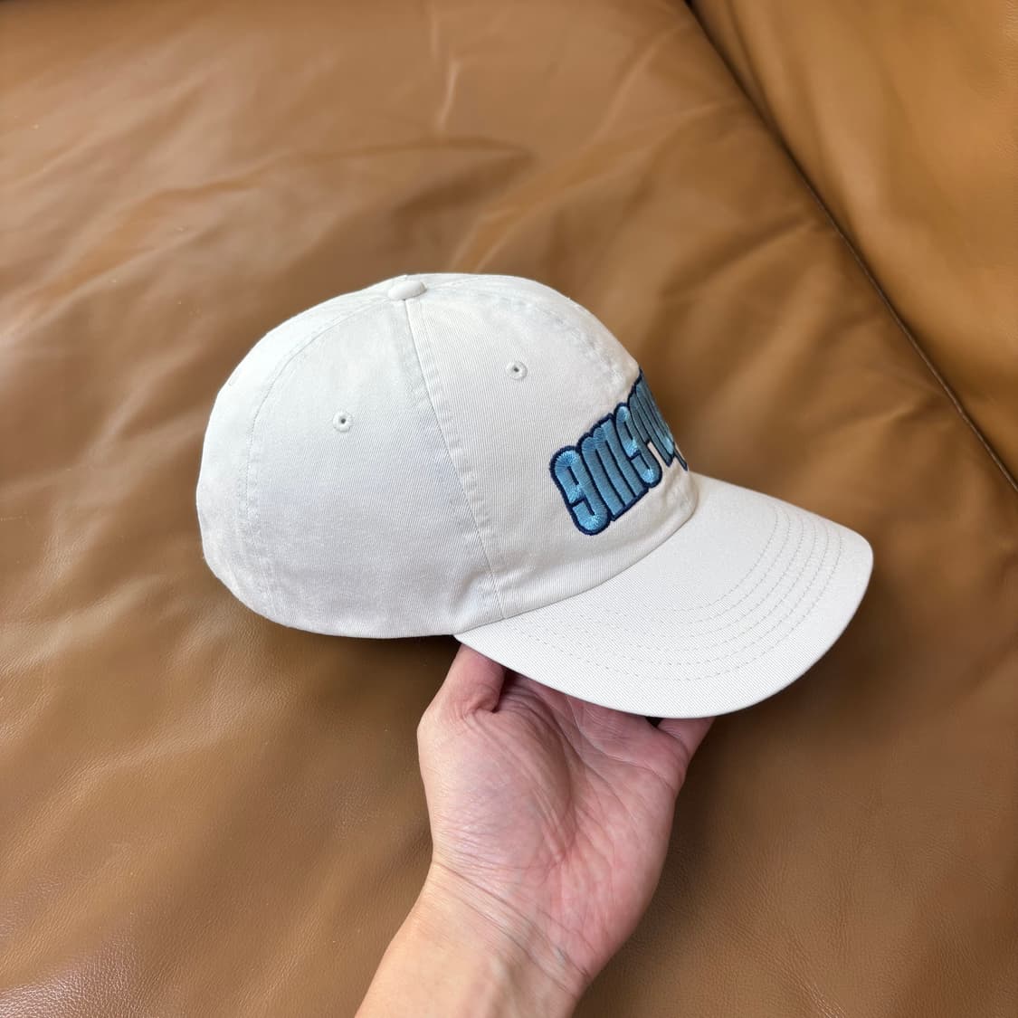 Supreme 슈프림 리버스 로고 화이트 6패널 볼캡 모자 (White) 상품이미지3