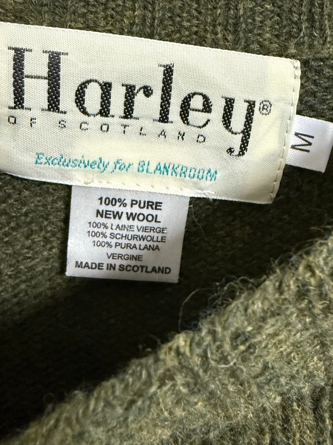 할리오브스코틀랜드 쉐기독 니트 m 상품이미지4