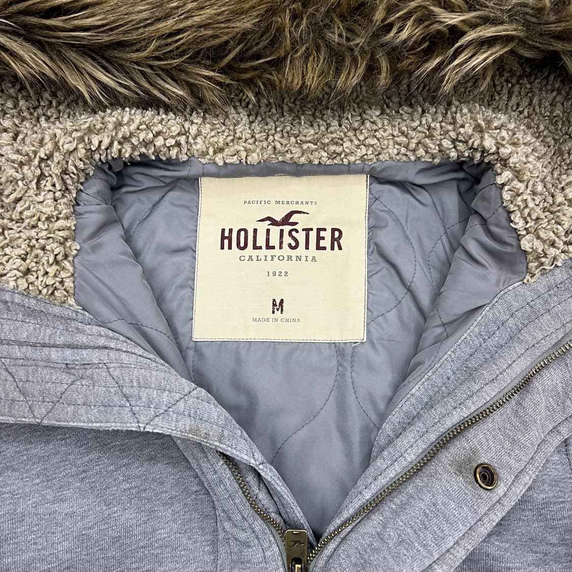 홀리스터 그레이 울프죠 후드집업 상품이미지2