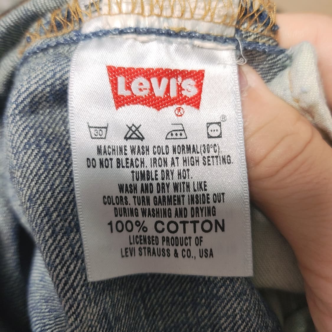 [29] 리바이스 USA 501 청바지 데님팬츠 상품이미지4