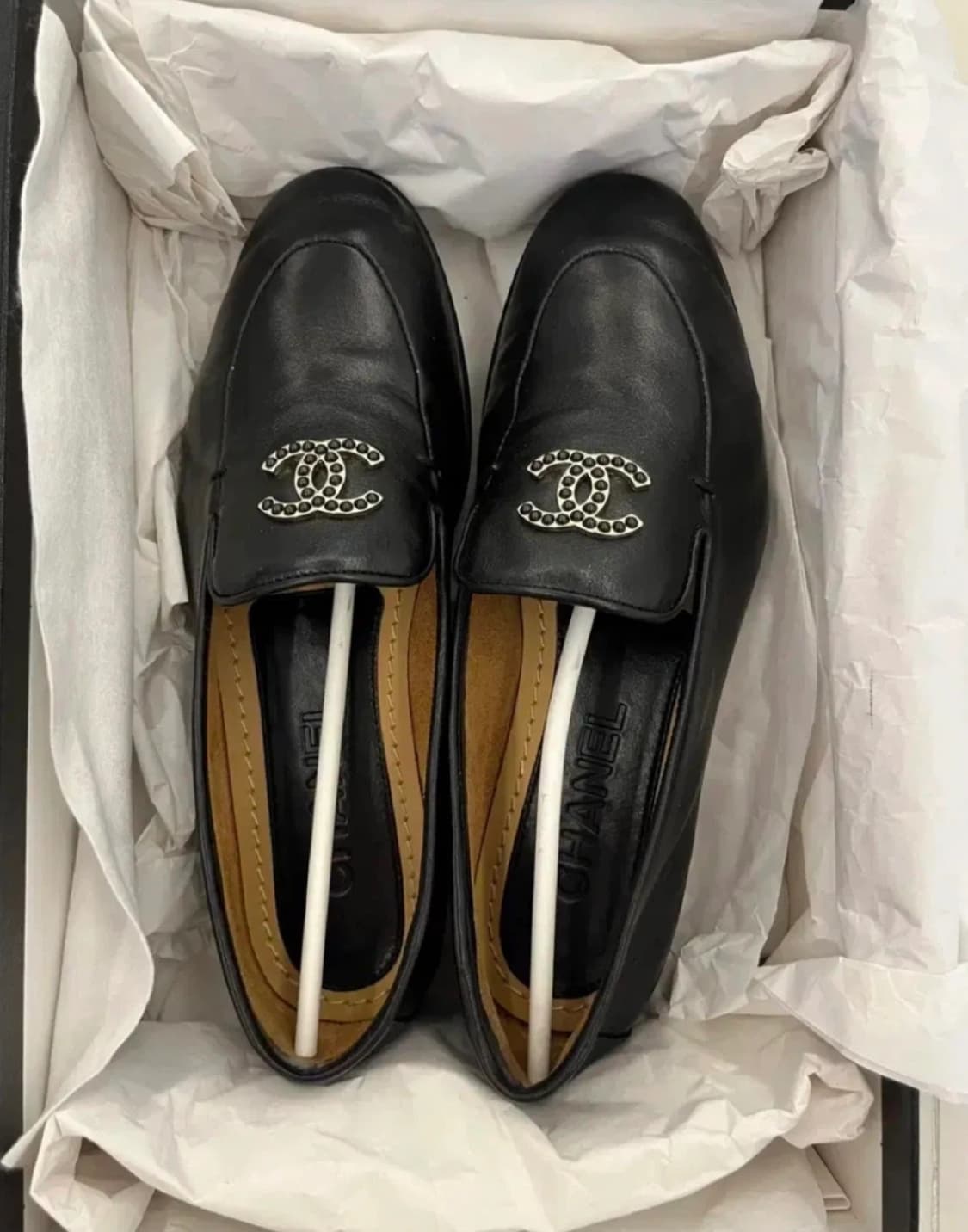 [거의 새상품] 샤넬 로퍼 34.5 상품이미지1