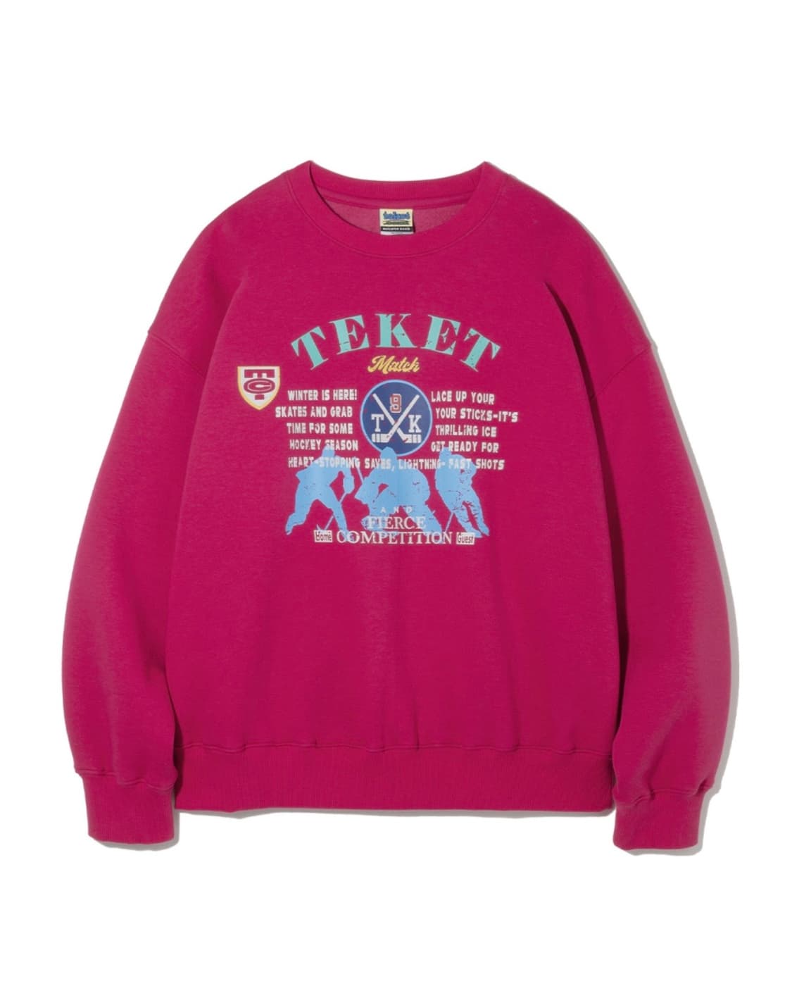 테켓 맨투맨 핑크 L Cole Sweatshirt Pink 상품이미지2