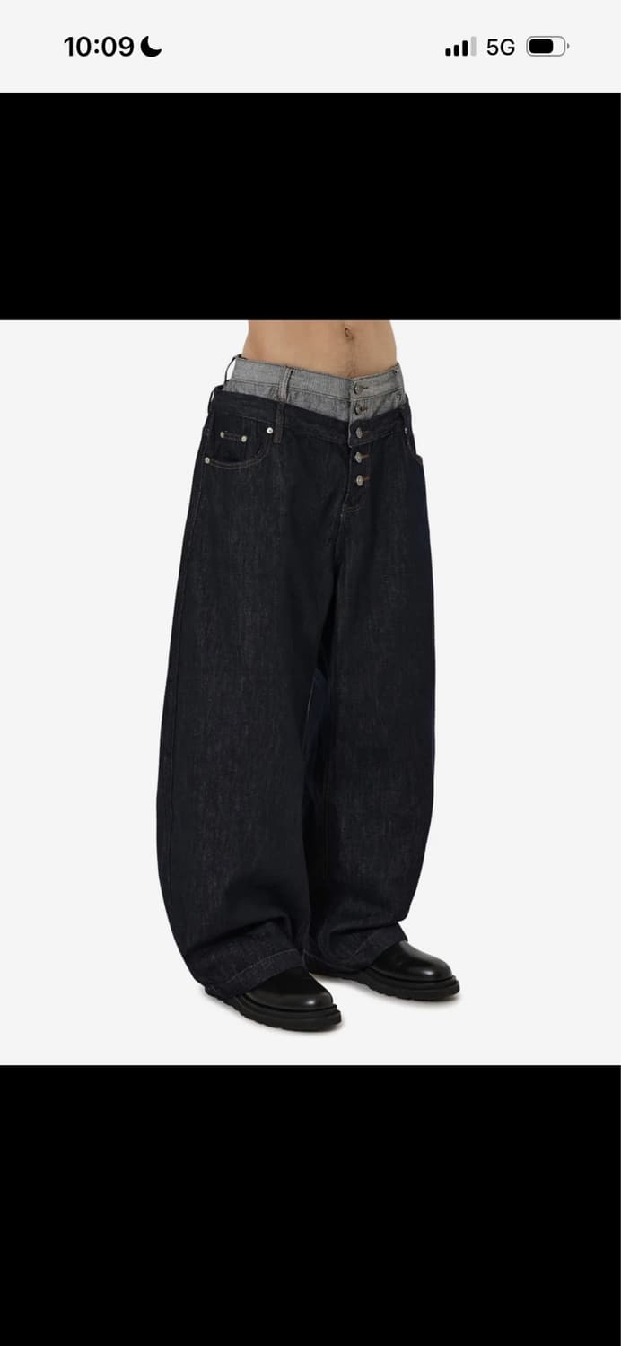 오와이 LAYERED WAIST WIDE VOLUME PANTS - IN 상품이미지1
