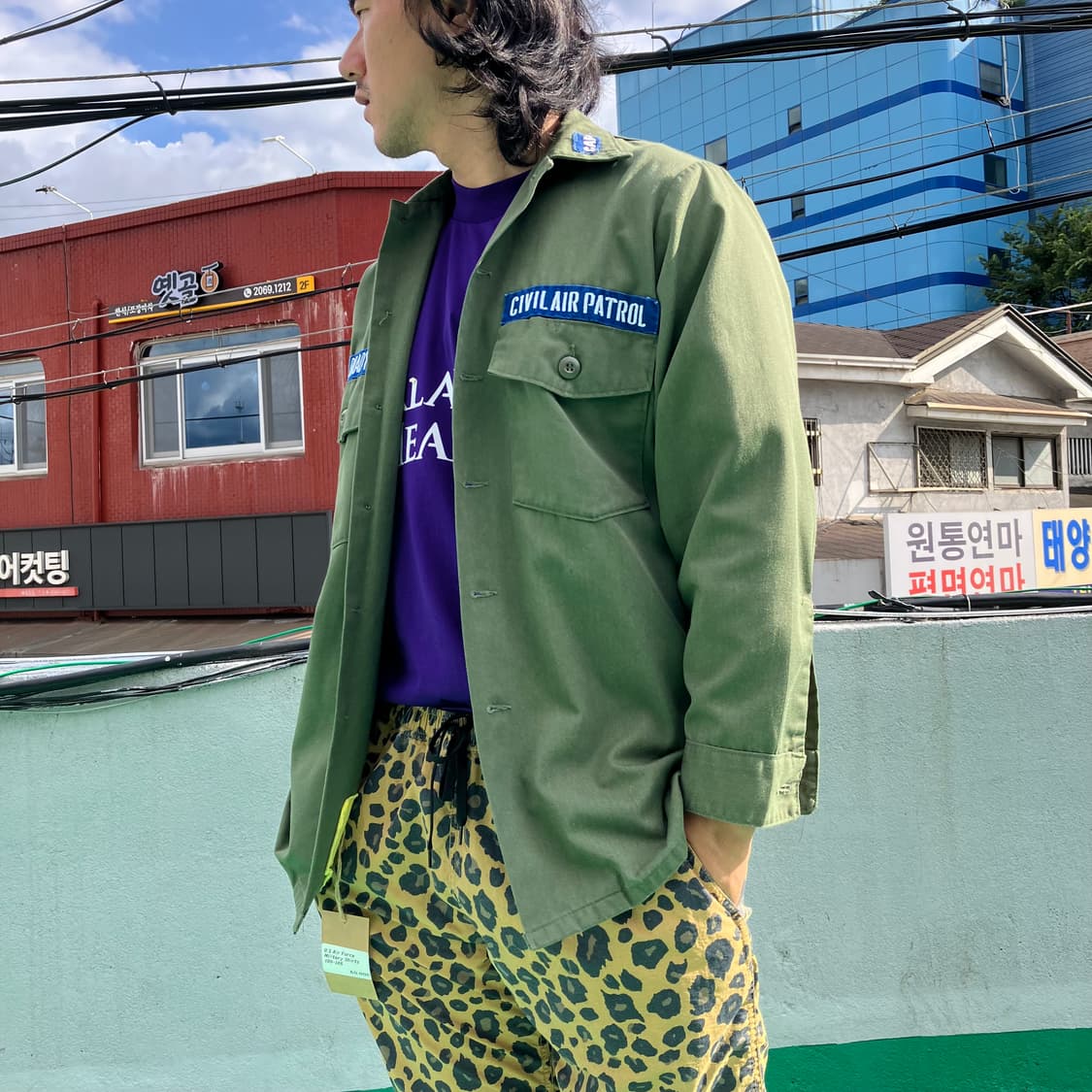 U.S.A.F 밀리터리 셔츠 100-105 상품이미지9