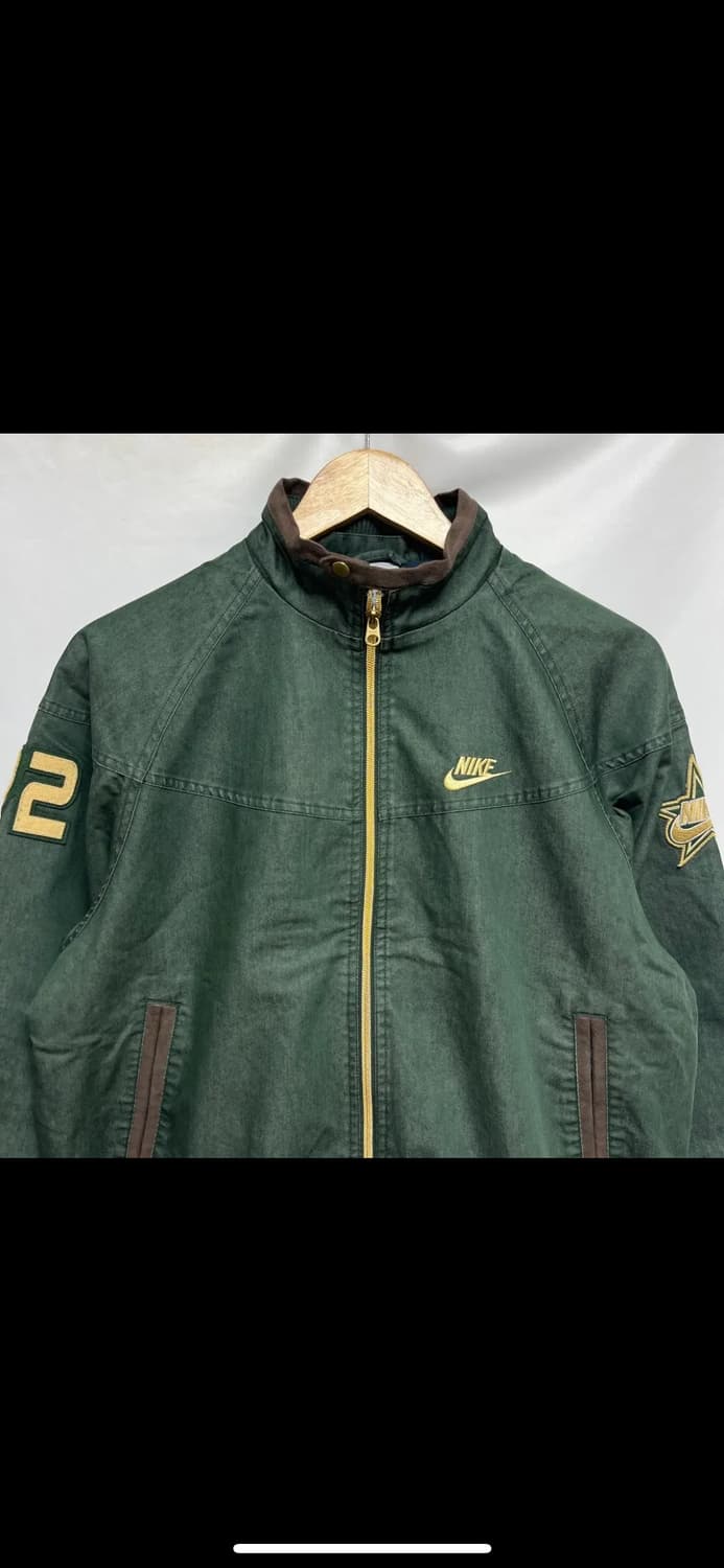 [정품/우먼스S] 나이키 스우시 데님 딥그린 자켓/잠바 상품이미지2