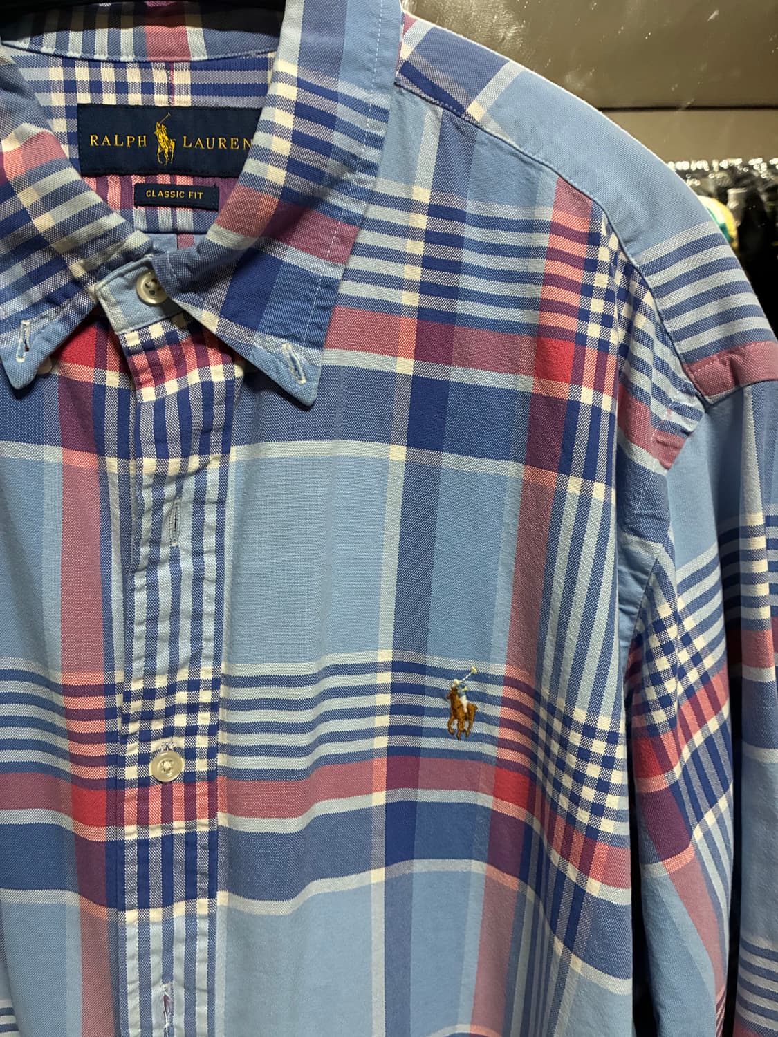 👕 [새상품] 폴로랄프로렌 체크 셔츠 XL/105 상품이미지2