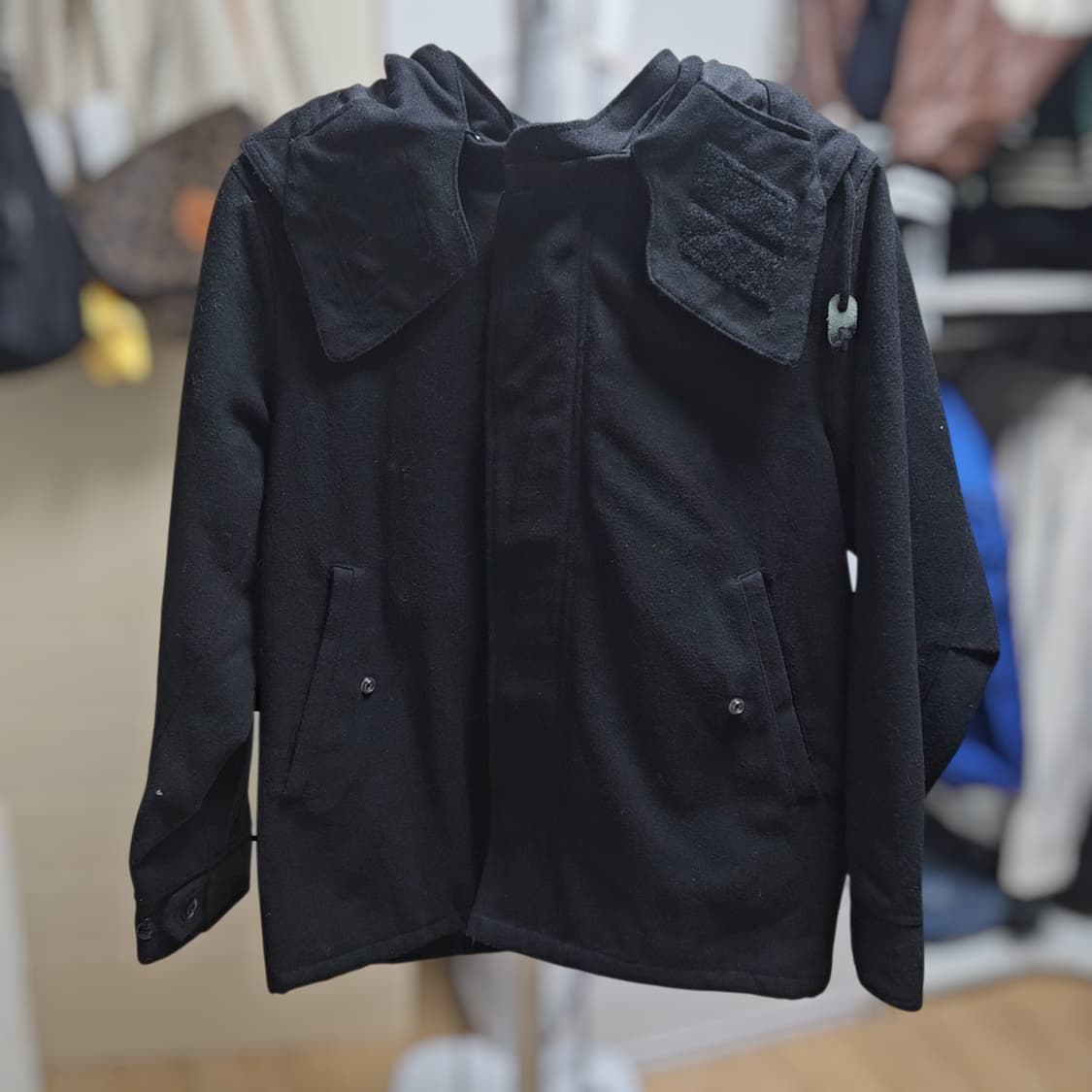 니코앤드 후디드 하프 코트 상품이미지1