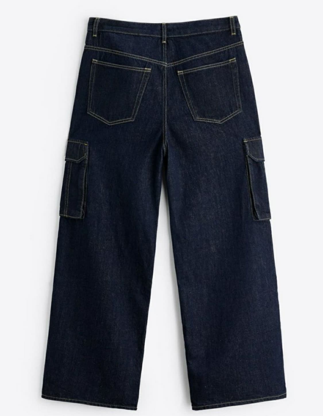 자라 와이드 카고 데님 팬츠 상품이미지7