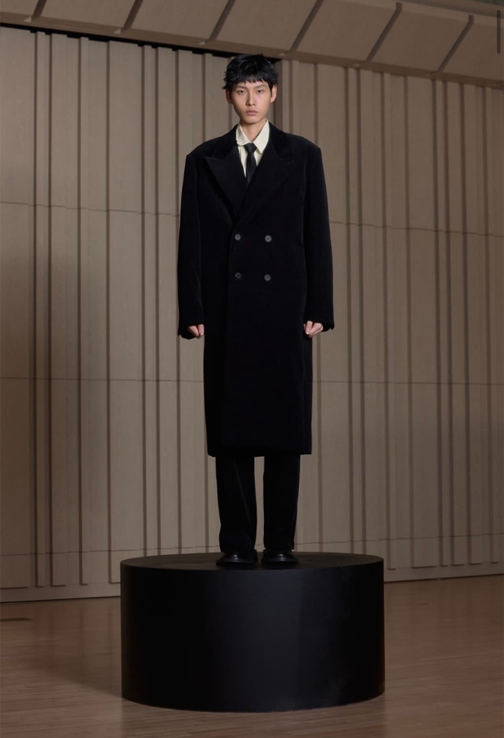(m) STU classic coduroy coat black 상품이미지1