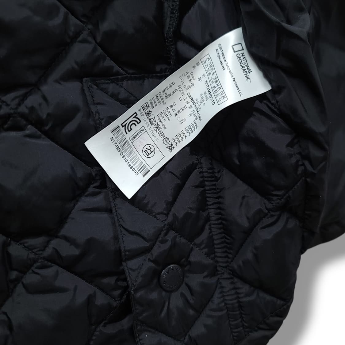 [M] 내셔널지오그래픽 블랙 누빔 유틸리티 자켓 상품이미지10