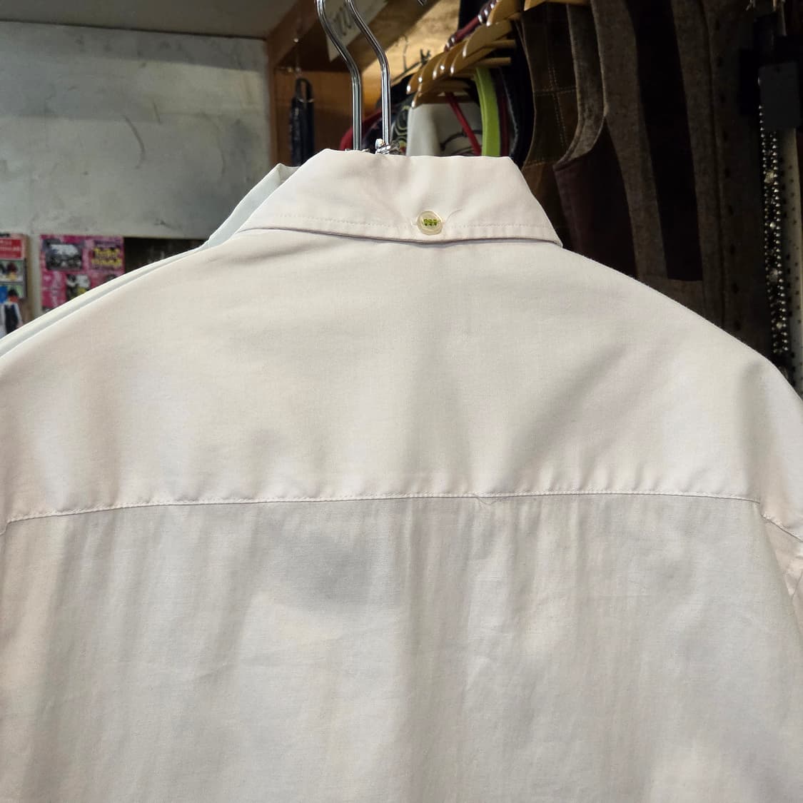 아디다스 화이트 오버핏 반팔 셔츠 상품이미지5