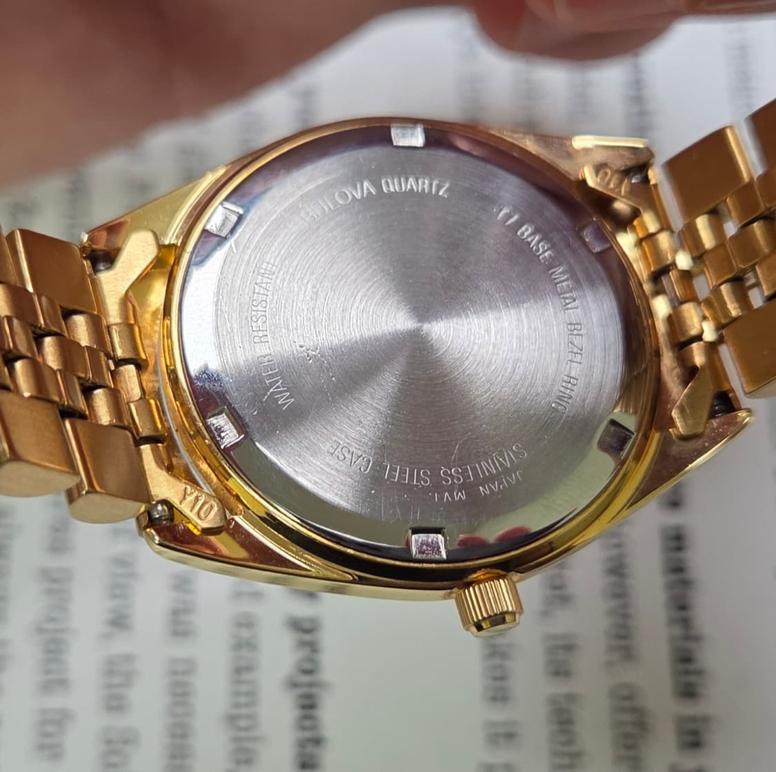 빈티지 부로바 마린스타 올금장 데이데이트 각베젤 쿼츠 쥬빌리줄 ver.
 상품이미지8