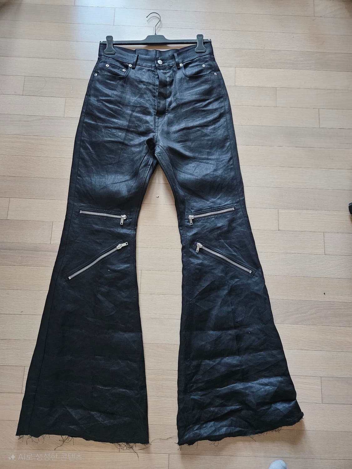 릭오웬스 25ss 할리우드 카고 볼란 팬츠 상품이미지2