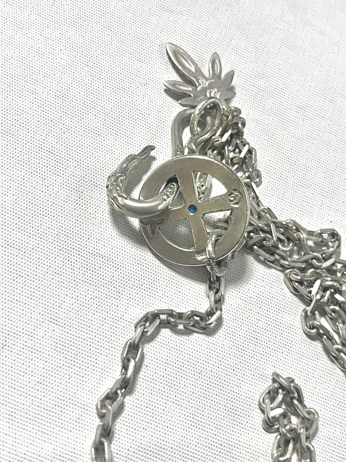 타디킹 블루스톤 50cm 체인+18k 간자 상품이미지2