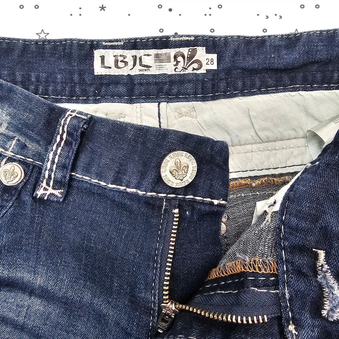 28 LBJC 라구나비치진 스트레이트 데님 팬츠 상품이미지5